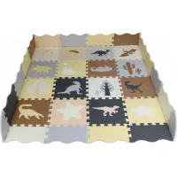 Matadi Penové puzzle Dinosaury s okrajmi (28x28)