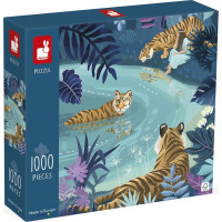 JANOD Puzzle Tigrie stretnutie 1000 dielikov