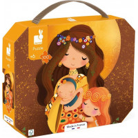 JANOD Puzzle v kufríku Inšpirované Klimtom 100 dielikov