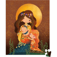 JANOD Puzzle v kufríku Inšpirované Klimtom 100 dielikov