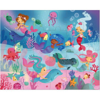 JANOD Puzzle v kufríku Morské víly 24 dielikov