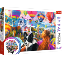TREFL Spiral puzzle Festival teplovzdušných balónov 1040 dielikov