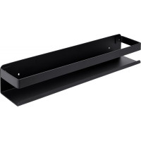 Polica MEGARA 30 cm - čierna
