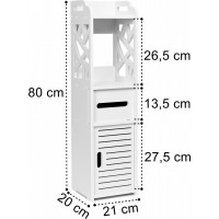 Kúpeľňová skrinka MALTA - biela