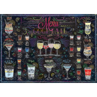 TREFL Puzzle Koktailové menu 500 dielikov