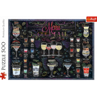 TREFL Puzzle Koktailové menu 500 dielikov