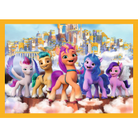 TREFL Puzzle My Little Pony: Zoznámte sa s poníkmi 4v1 (35,48,54,70 dielikov)