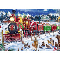 TREFL Puzzle UFT Christmas Time: Santov Express 1000 dielikov