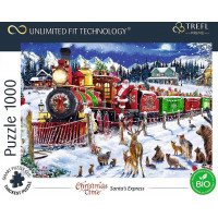 TREFL Puzzle UFT Christmas Time: Santov Express 1000 dielikov