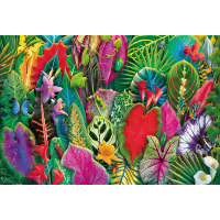 TREFL Puzzle UFT Blooming Paradise: Tropická zeleň 1500 dielikov