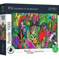 TREFL Puzzle UFT Blooming Paradise: Tropická zeleň 1500 dielikov
