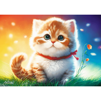 TREFL Puzzle UFT Cuteness Overload: Kúzelné mačiatko 500 dielikov