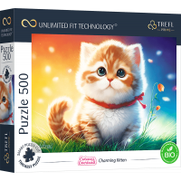 TREFL Puzzle UFT Cuteness Overload: Kúzelné mačiatko 500 dielikov