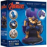 Trefl Wood Craft Origin puzzle Thanos na tróne 160 dielikov