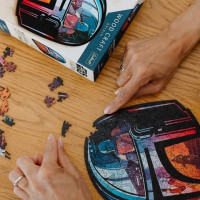 Trefl Wood Craft Origin puzzle The Mandalorian 160 dielikov
