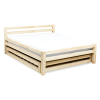 Dizajnová posteľ DOUBLE bez šuplíku