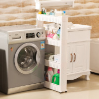 Biely regál na kolieskach OSMERA