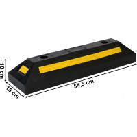 Parkovací doraz 54,5 cm - 2 kusy