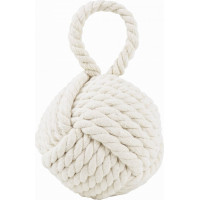 Zarážka do dverí KNOT - ecru/krémová