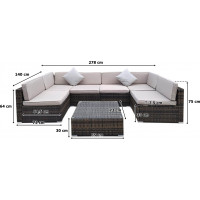 Záhradný ratanový nábytok GRAN CANARIA