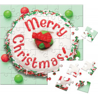 EUROGRAPHICS Puzzle Adventný kalendár: Vianočné donuty 24x50 dielikov