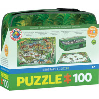 EUROGRAPHICS Puzzle vo desiatovom boxe Dinosaury 100 dielikov