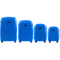 Moderné cestovné kufre GANS - set XS+S+M+L - modré