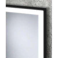 Zrkadlo s LED osvetlením LOBURG BLACK