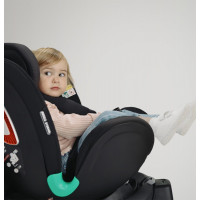 LIONELO Autosedačka Antoon Plus Isofix 0-18 kg Black Onyx
