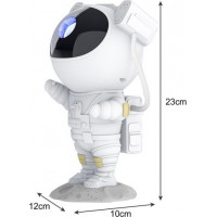 Hviezdny projektor Astronaut s diaľkovým ovládaním