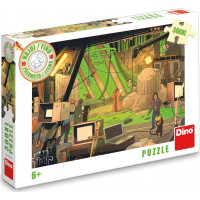 DINO Puzzle Nájdi 10 predmetov: Film XL 300 dielikov