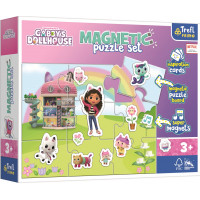 TREFL Magnetická puzzle sada Gábinin kúzelný domček