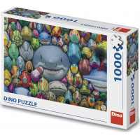 DINO Puzzle Farebné rybičky 1000 dielikov