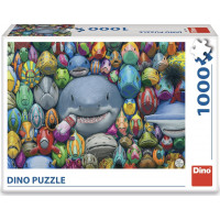 DINO Puzzle Farebné rybičky 1000 dielikov