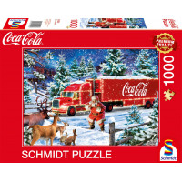 SCHMIDT Puzzle Coca cola: Vianočný kamión 1000 dielikov