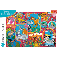 TREFL Puzzle Disney v priebehu rokov 500 dielikov