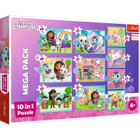 TREFL Puzzle Gábinin kúzelný domček MEGA PACK 10v1