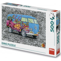 DINO Puzzle Hippies VW 500 dielikov