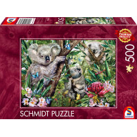 SCHMIDT Puzzle Koalia rodinka 500 dielikov