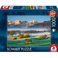 SCHMIDT Puzzle Garmisch Partenkirchen - Murnauer Moos 1000 dielikov