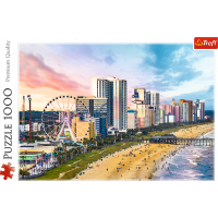 TREFL Puzzle Pláž Myrtle, Južná Karolína, USA 1000 dielikov