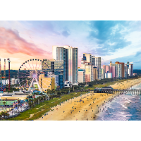 TREFL Puzzle Pláž Myrtle, Južná Karolína, USA 1000 dielikov