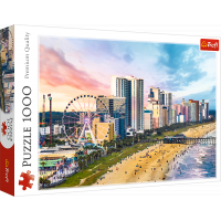 TREFL Puzzle Pláž Myrtle, Južná Karolína, USA 1000 dielikov