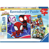 RAVENSBURGER Puzzle Spidey 3x49 dielikov