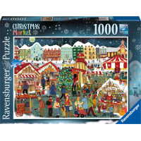 RAVENSBURGER Puzzle Vianočné trhy 1000 dielikov