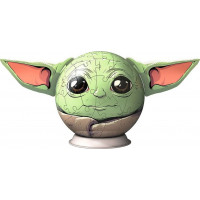 RAVENSBURGER Puzzleball Star Wars: The Mandalorian Grogu s ušami 77 dielikov