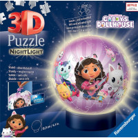 RAVENSBURGER Svietiaci puzzleball Gábinin kúzelný domček 74 dielikov