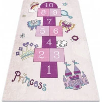 Detský kusový koberec Bambino 2285 Hopscotch pink