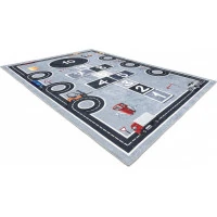 Detský kusový koberec Bambino 2279 Hopscotch grey