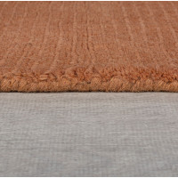 Kusový ručne tkaný koberec Tuscany Textured Wool Border Orange